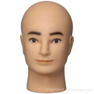 Bald mannequin head stand Mannequin Head for Wigs Lashes Jewelry